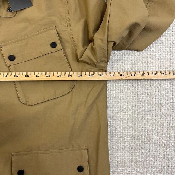Five Four Club Remy Jacket Men's L Brown Tan Cargo Pocket Utility Snap Button - Picture 8 of 9